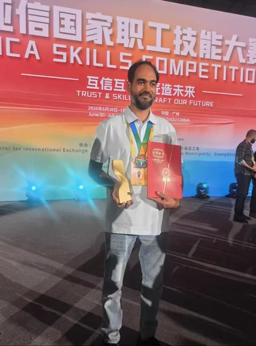 Pakistan team wins top honors in first CICA Skills Competition in Guangzhou