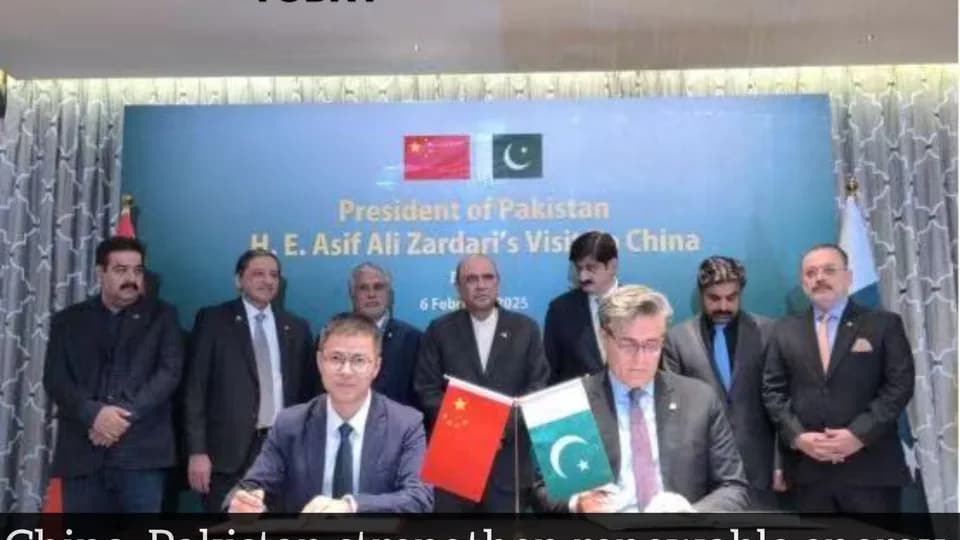 China, Pakistan strengthen renewable energy ties with strategic agreement