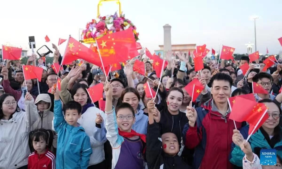 Chinese celebrates National Day with patriotism, pride and confidence