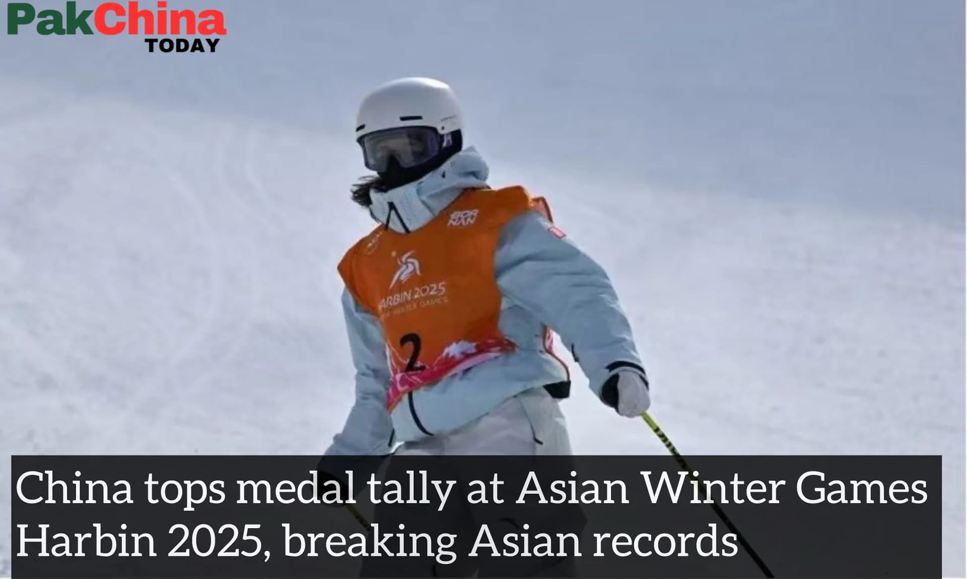 China tops medal tally at Asian Winter Games Harbin 2025, breaking Asian records