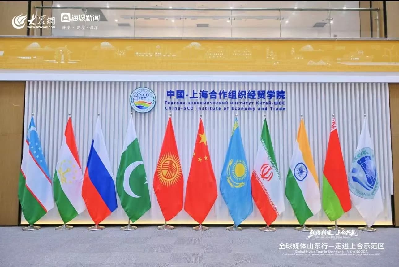 Global media tour in Shandong continues in-depth research on China-SCO Local Economic and Trade Cooperation Demonstration Area